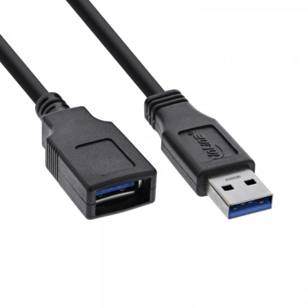 USB-A 3.2 Gen 1 Verlengkabel - 2 meter - Zwart