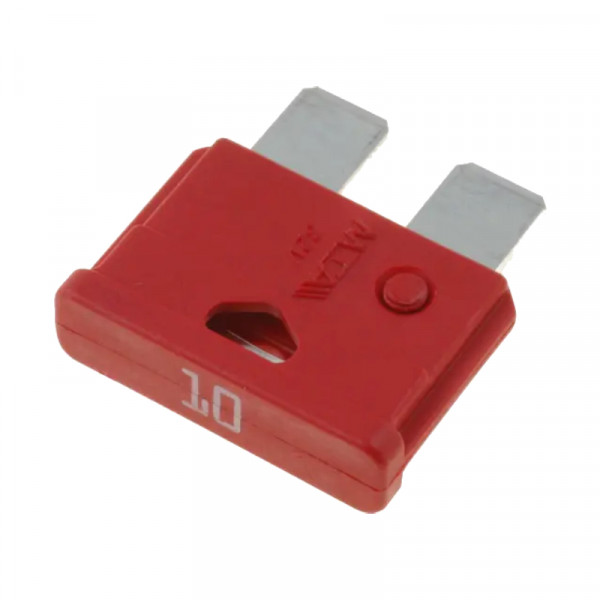 Autozekering - 10 Ampere - Rood - 10 stuks