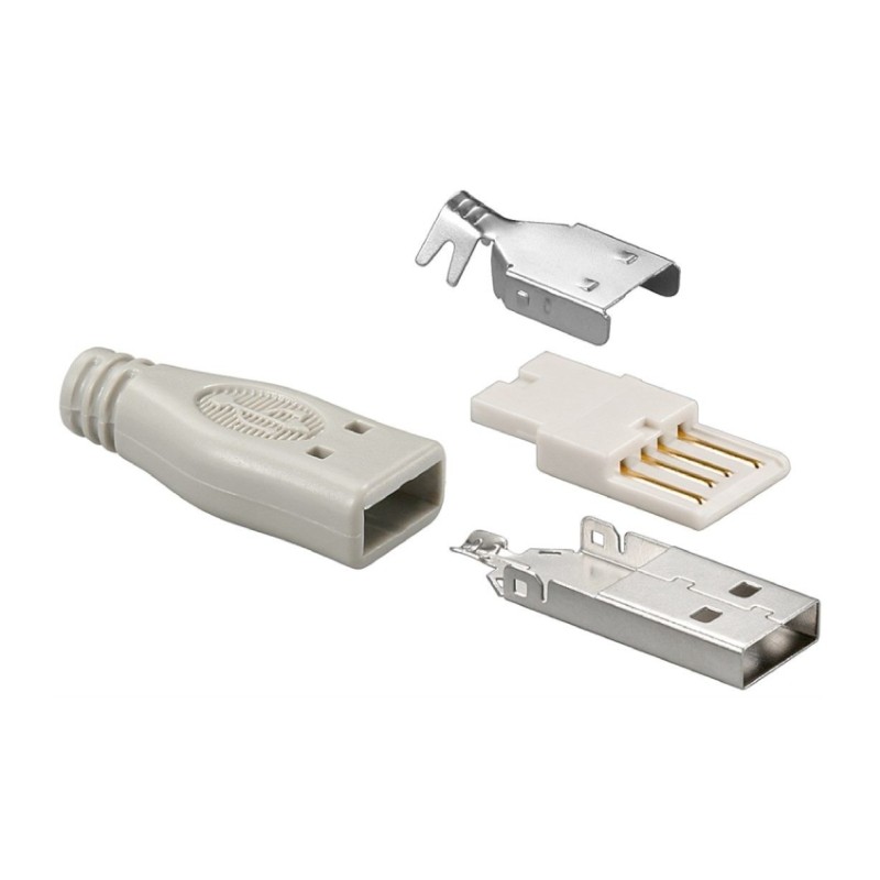 Soldeerbare USB stekker