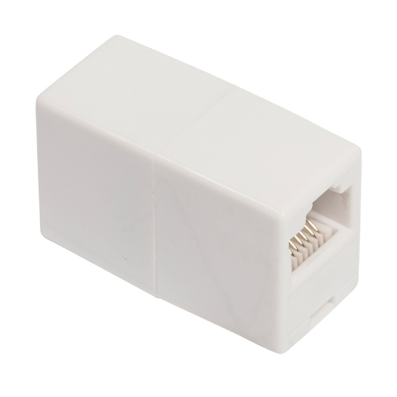 RJ45 Netwerkkabel Koppelstuk - RJ45 (v) - RJ45 (v) - UTP - 8P8C - Wit