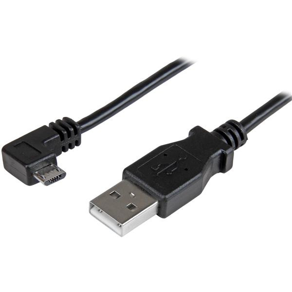 Wegversperring graan visie StarTech 2 m Micro-USB oplaad en sync kabel - M/M - Micro-USB haaks naar  rechts -