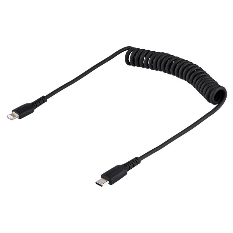 StarTech 0 5 Meter USB C Naar Lightning Kabel Spiraalkabel