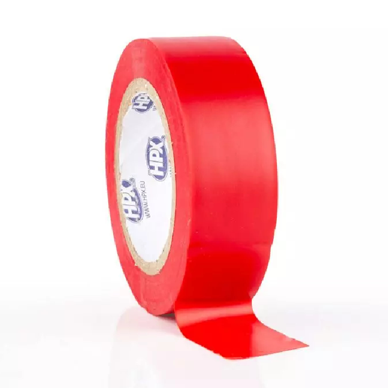 PVC isolatietape - rood 15mm x 10m