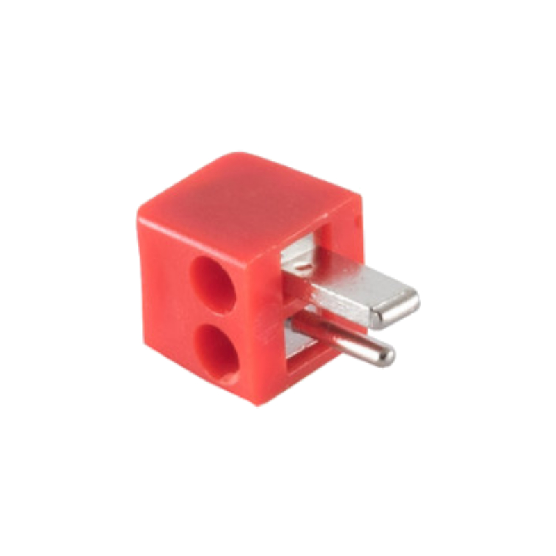 2-pin DIN Luidsprekerconnector - Schroefbaar - Rood