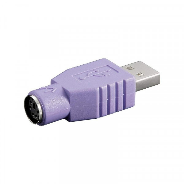 Vervangende PS/2-toetsenbord naar USB-adapter - Paars