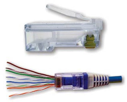 EZ-RJ45 Cat6 Connectoren 100 stuks