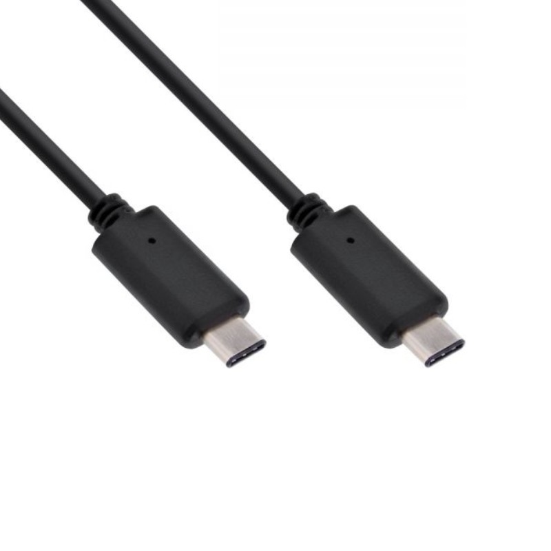 InLine 35701A. Snoerlengte: 1 m, Aansluiting 1: USB C, Aansluiting 2: USB C, USB-versie: USB 3.2 Gen 2 (3.1 Gen 2), Kleur van het product: Zwart