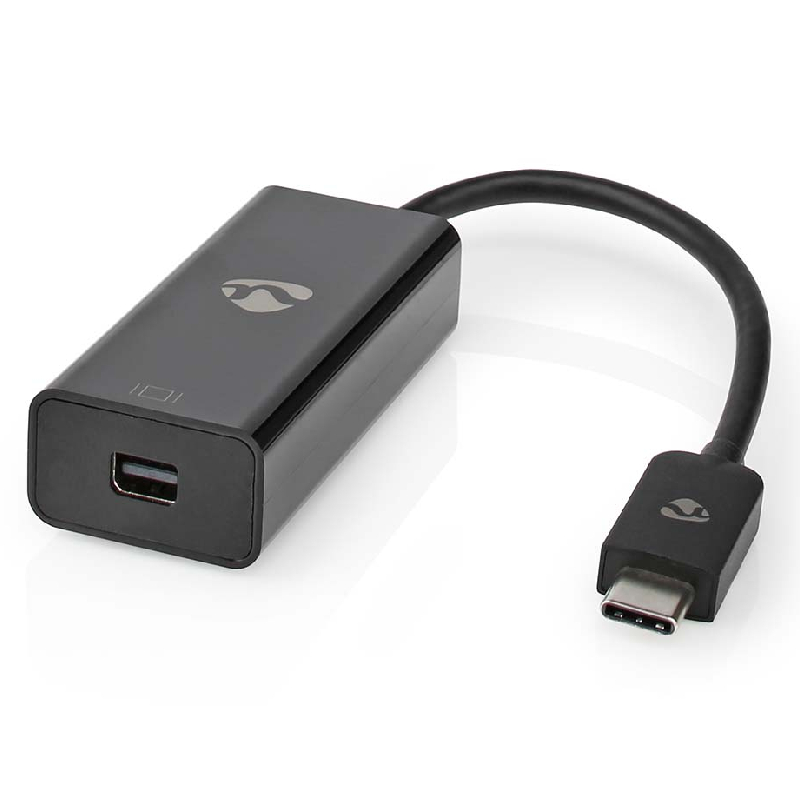 USB-Adapter | USB 3.2 Gen 1 | USB-C© Male | Mini DisplayPort Female | 0.2 m | Rond | Vernikkeld |