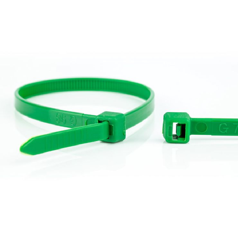 Kabelbinders - 100 x 2,5mm - Trekkracht tot 8,1kg - 100 stuks - Groen