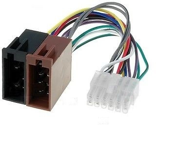 verf ongebruikt spel ISO kabel voor Pioneer autoradio - 24x7,5mm - 12-pins - 0,15 meter