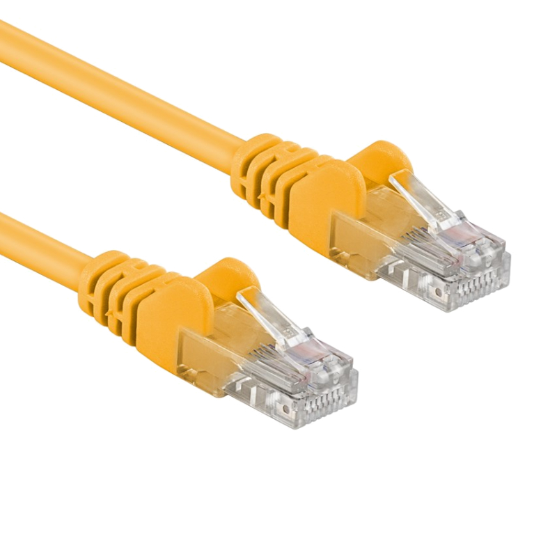 UTP CAT6 Gigabit Netwerkkabel - CU - 0,25 meter - Geel